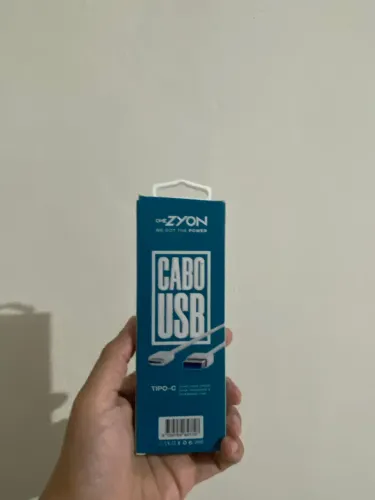 ? Kit Carregador Rápido H'Maston 2 USB + Cabo Tipo-C Novo na Caixa