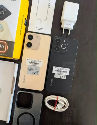 Realme Note 70 256GB 8GB Dourado Preto Entregamos Gratis 