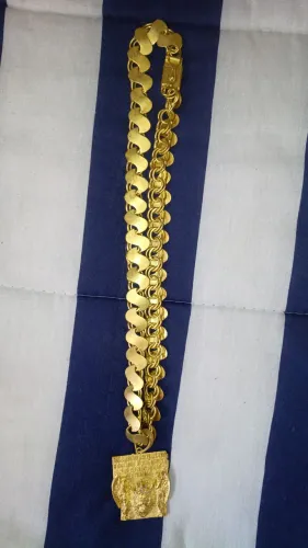 Corrente Friso S 16mm/60cm com Pingente 100% Moeda Antiga 