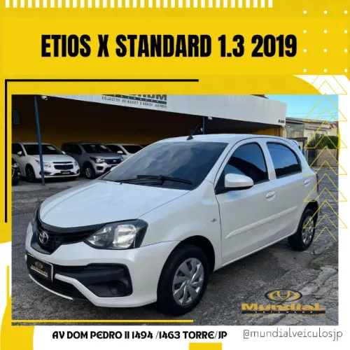 Toyota Etios X 1.3 Flex 16V 5P Mec. 2019