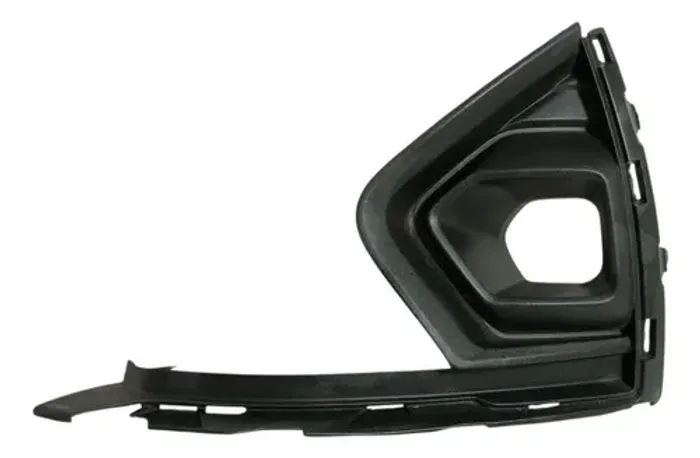 Grade Moldura Milha Esquerdo New Fiesta 2018 A 2019 Preto Esquerdo