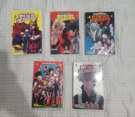 Mángas My Hero Academia - Vol. 1 ao 5