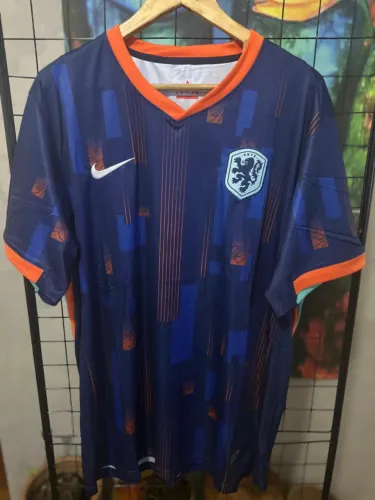 Camisa Holanda Azul Nike - Copa do Mundo / Eurocopa (Tamanho 2XL/GGG)