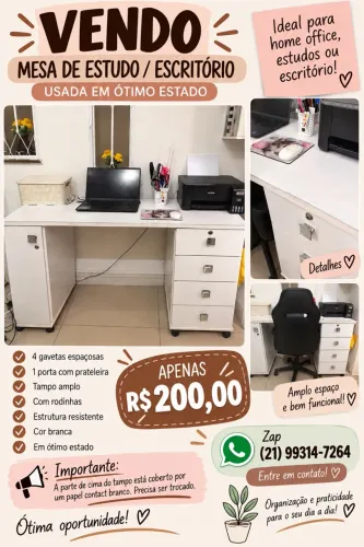 Mesa de computador em ótimo estado!