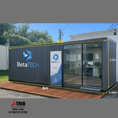 Container 6m Escritório Modular 100% Galvanizado
