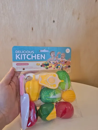 Kit de frutinhas e verduras de brinquedo para crianças 
