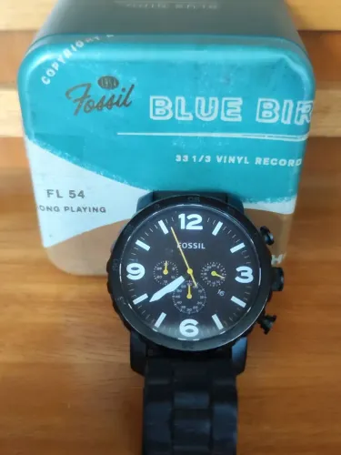 Relógio Fóssil Nate preto