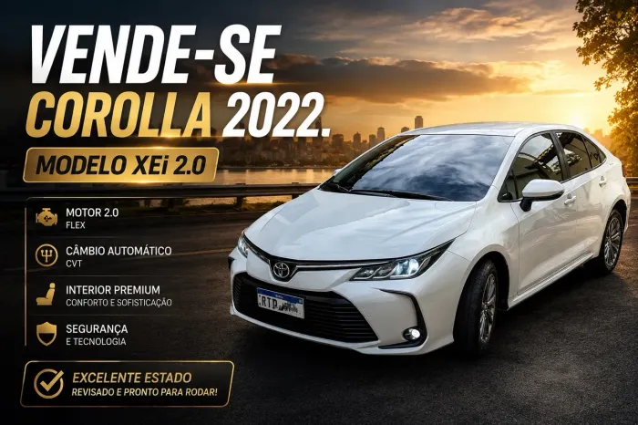 Toyota Corolla XEI 2.0 Flex 16V Aut. 2022