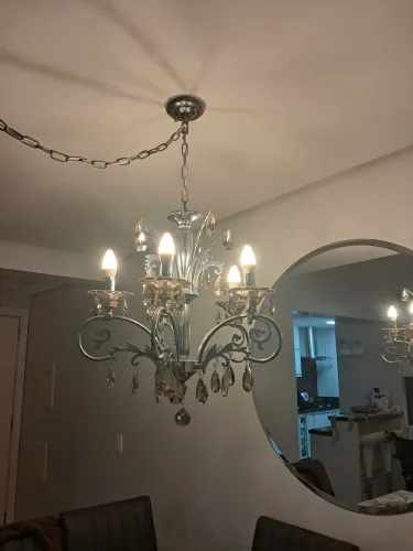 Lustre para sala estilo cristal