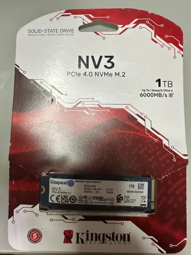 SSD NV3 PCIe 4.0x4 NVMe 1Tb Kingston
