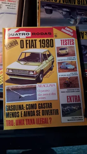 Revista Quatro Rodas Antiga 6 unidades <br>Em ótimo estado de conservação.