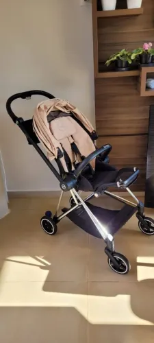 Carrinho de Bebê Cybex Mios 3 Rose Gold & Deep Black - Excelente Estado