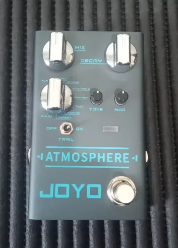 PEDAL JOYO ATMOSPHERE 9 TIPOS DE REVERB SHIMMER TROCO POR BOSS OVERDRIVE SD1 OU OD3