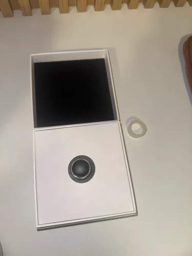 ouraring gen 3, tamanho 7, prata
