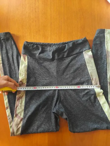 Calça Legging calça legging Farm Rio Detalhe Lilio - Feminina