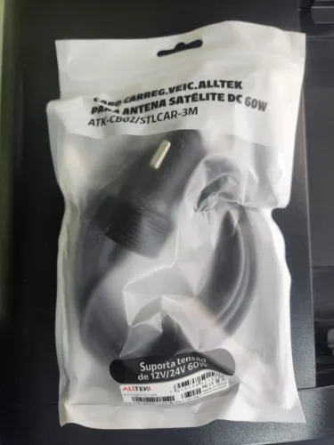 Cabo Veicular Alltek para Antena Satélite / Starlink Mini 60W - 3 Metros