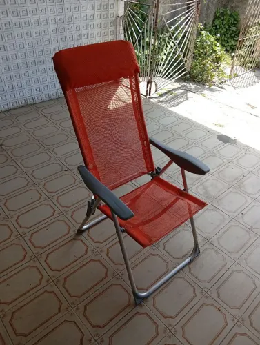 Cadeira de praia alumínio 5 posições