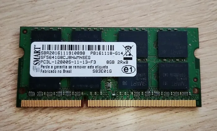 Memória notebook 8gb Smart PC3L - 12800S
