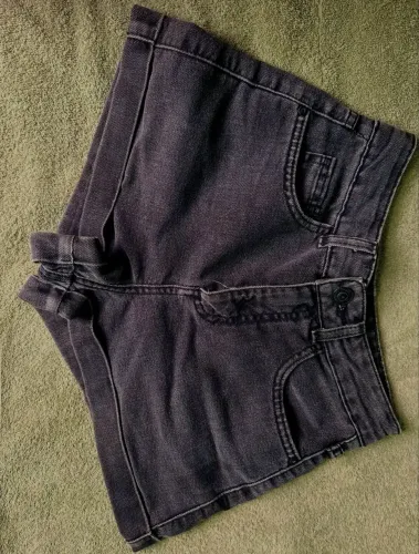 Short Jeans Preto C&A