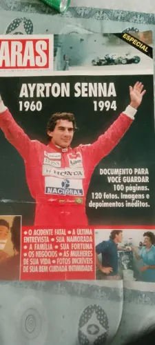 Ayrton Senna revista da época Fãs e colecionadores