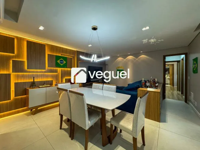 Apartamento de 111m² com 3 quartos, 1 suíte à venda no bairro Jardim Olhos D´Água, Ribeirã