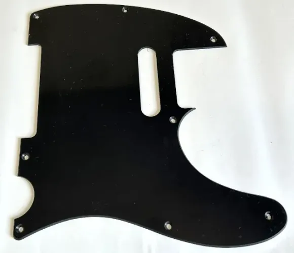 Telecaster Preto Shield de camada única estilo vintage dos anos 1950