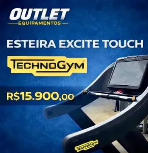 Esteira Excite Touch da Technogym 
