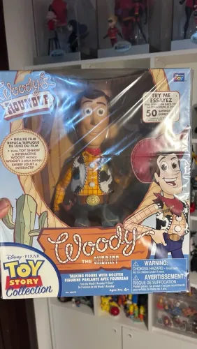 Woody Toy Story signature Collection Logo Branca raro