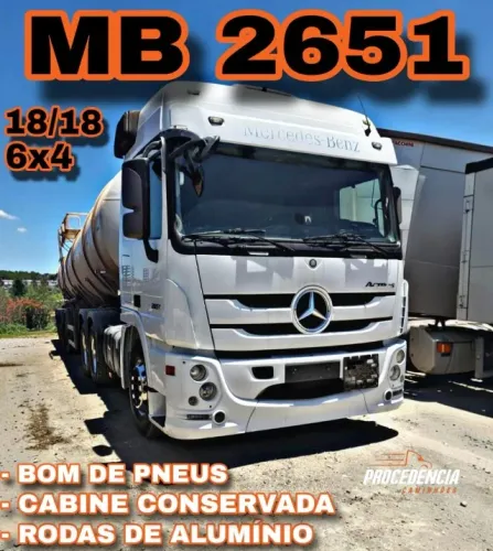 MB 2651 6x4 18/18 Retarder