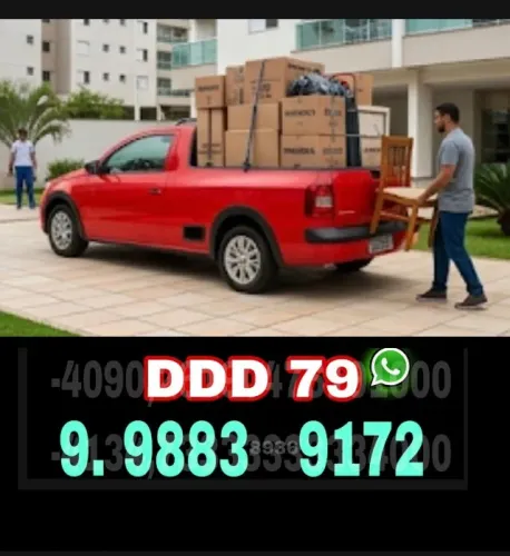 Frete em Aracaju, Fazemos Carretos Atendendo Interior,, Povoados, Bahia e Alagoas 