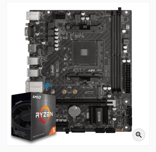 KIT - RYZEN 5 5500 + PLACA MÃE A520M + 16 GB RAM