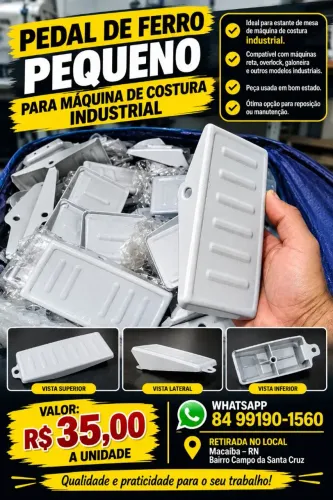 Pedal de máquina de costura 