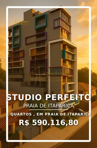 Praia de Itaparica: Studio moderno, ideal para locação e moradia
