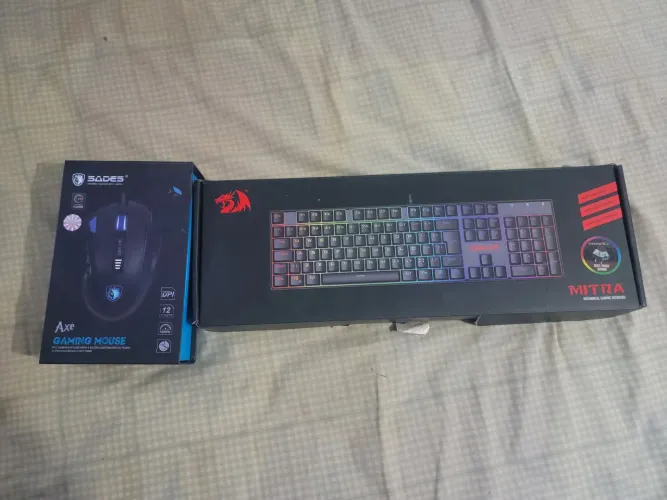 Mouse e teclado gamer