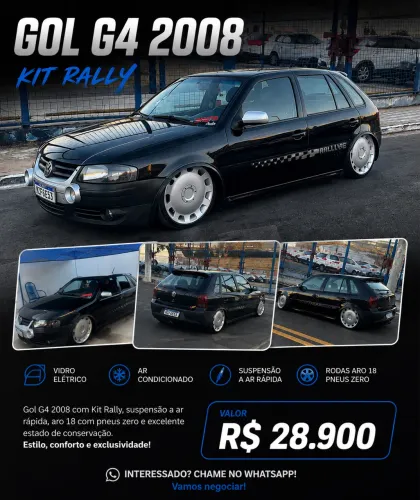 Volkswagen Gol Geração IV Trend 1.0 8V MI Total Flex Mec. 2P 2008