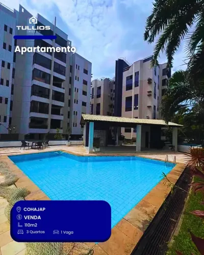 apartamento de 110m²  3 quartos ao lado para Paróquia Santo Antonio de Pádua