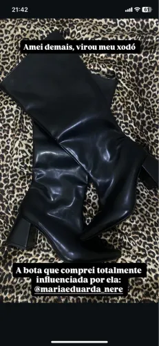 Bota cano alto