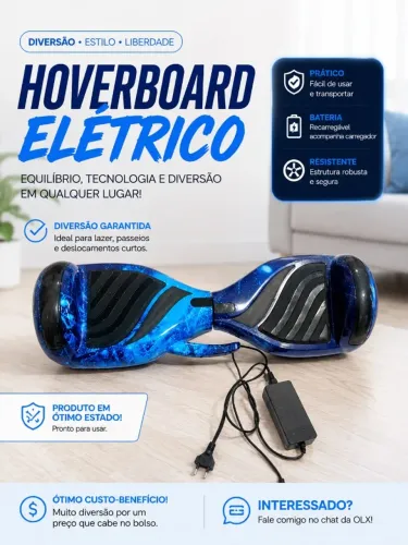 Hoverboard 6.5 Com Música E Luzes