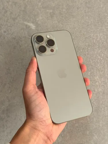 iPhone 16 Pro max 256Gb cinza / Bateria original 91%
