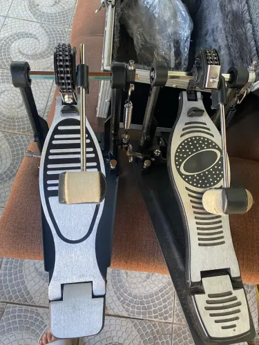 PEDAIS DE BATERIA CORRENTE DUPLA