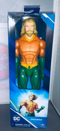 Boneco Aquaman spin master 30 cm novo 