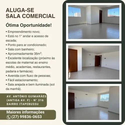 Locação de Sala Comercial em Guarapari/ES