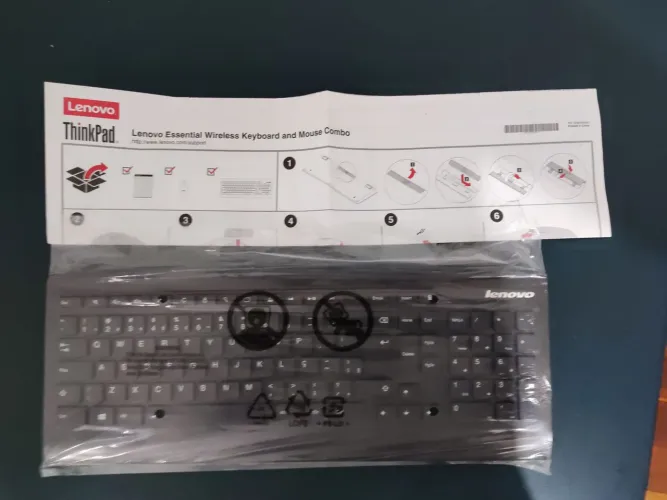 Teclado Lenovo Sem Fio