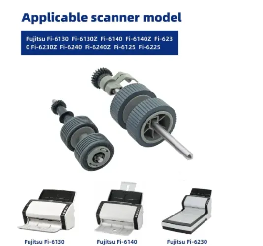 Pickup Roller Kit Fujitsu fi-6130 PA03540-0002 Alimentação de Papel