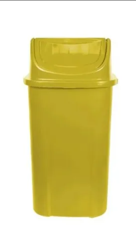 Lixeira 60L giratória material resistente 