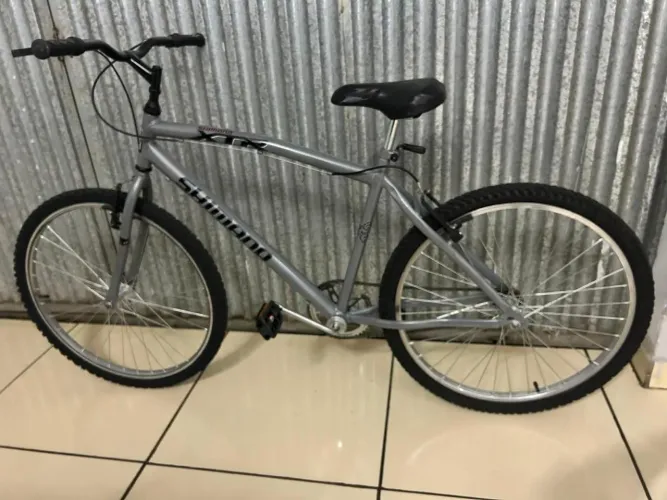 Bicicleta Aro 26 Cinza - Pronta para Uso