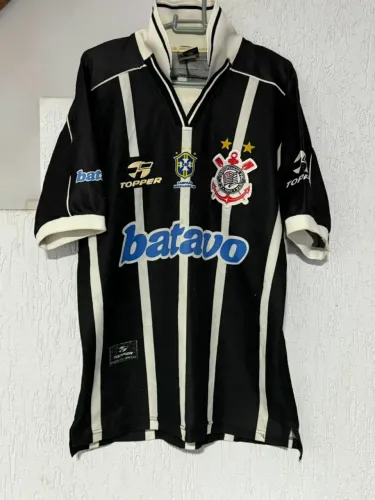 Camisa Corinthians Topper Original 1999 Batavo Nr 4 Patch CBF Campeão 1998 Bom estado