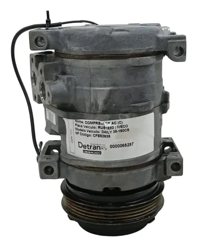 Compressor Ar Condicionado Iveco Daily 35-150 3.0 146cv 2019
