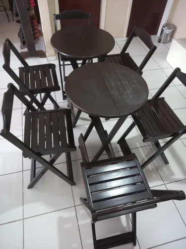 Mesas de bar redondas