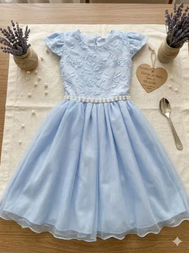 Vestido de festa Infantil